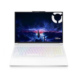 Laptop pentru gaming Lenovo Legion 7 16IAX10, Procesor Intel® Core™ Ultra 9 275HX, RGB, Display 16" WQXGA, OLED, 240Hz, Memorie RAM 32GB DDR5, Capacitate 2TB SSD M.2, Placa video dedicata nVidia GeForce RTX 5070 8GB GDDR7, Alb, 83KY003ARM