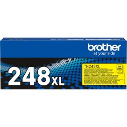 Toner original Brother TN-248XLY, Galben, 2.300 de pagini, compatibil cu seriile HL, MFC si DCP