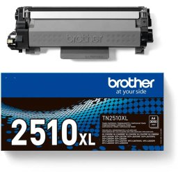 Toner original Brother TN-2510XL, Negru, 3.000 de pagini, compatibil cu seriile laser HL, MFC si DCP
