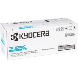 Toner original Kyocera TK-5380C, CYAN, 10.000 pagini, compatibil cu seriile ECOSYS MA si PA
