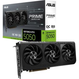 Placa video ASUS GeForce RTX 5050 PRIME OC 8GB GDDR6, 128-bit, graphics card DLSS 4, DisplayPort, HDMI 2.1