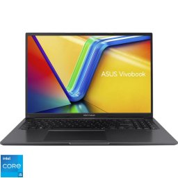 Laptop ASUS Vivobook 16 X1605VA, Display 16" WUXGA 1920x1200, Procesor Intel® Core™ i5-13420H, Memorie RAM 16GB DDR4, Capacitate de stocare 1TB SSD, Placa video integrata Intel UHD, Indie Black