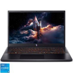 Laptop Gaming Acer Nitro V 15 ANV15-52, Display 15.6'' FHD 1920x1080, IPS, 165Hz, Procesor Intel® Core™ i5-13420H, Memorie RAM 16GB DDR4, Capacitate de stocare 512GB SSD, Placa video dedicata GeForce RTX 5050 8GB, Negru