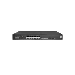 Switch LevelOne Gigabit GES-2118P, 18 porturi, 16 porturi PoE, 1000 Mbps