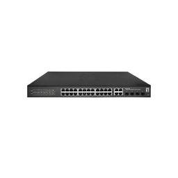 Switch LevelOne Gigabit GES-2128P, 28 porturi, 24 porturi PoE, 1000 Mbps