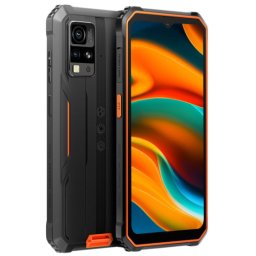 Telefon Mobil Blackview BV4800, Procesor Mediatek Helio A22, Ecran IPS LCD touchscreen 6.56", 3GB RAM, 64GB Flash, Camera Duala 13MP, Wi-Fi, 4G, Dual Sim, Android, Negru/Portocaliu