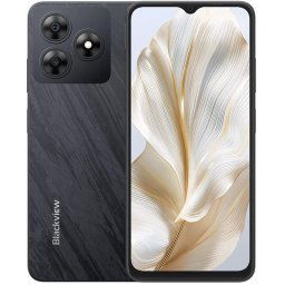 Telefon mobil Blackview WAVE 8C, Display 6.56" HD, Memorie flash 64GB, 2GB RAM, Dual SIM, 4G, Tri-Camera, Negru