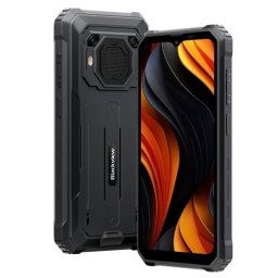 Telefon Mobil Blackview BV6200 Plus, Procesor Unisoc T606 Octa-Core, Ecran IPS 6.56", 8GB RAM, 256GB Flash, Camera Duala 16 + 2 MP, Wi-Fi, 4G, Dual SIM, Android, Negru