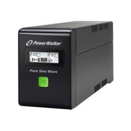 UPS Power Walker Line-Interactive 600VA 3x IEC C13, PURE SINE, RJ11/RJ45,USB,LCD
