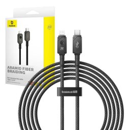 Fast Charging Cable USB-C to IP 20A 2M (Black)