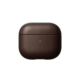 Husa Nomad Leather case, brown - AirPods 3