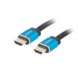 Accesorii Audio Hi-Fi Cablu HDMI v2.0 PREMIUM, 1 m, 4K@60Hz Certificat, CA-HDMI-P20CU-0010-BK, Lanberg