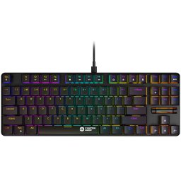 Tastatura Cometstrike TKL GK-50 Rainbow LED USB Negru