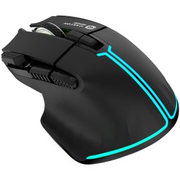 Mouse Fortnax – Gaming, cu fir USB, optic 9 butoane + scroll, iluminare RGB, negru