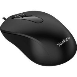 Mouse YMS 003BK Basic – Mouse cu fir USB, optic 1000 DPI, 3 butoane + scroll, negru