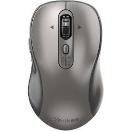 Mouse YMS 2010SR Gyro – Mouse wireless dual-mode (2.4 GHz + Bluetooth), optic 1600 DPI, 6 butoane + scroll, Gri