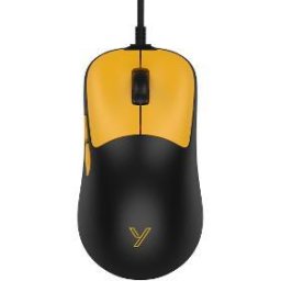 Mouse YMS 3300R Apex – Mouse gaming cu fir USB, optic 10.000 DPI, 7 butoane + scroll, iluminare RGB, galben