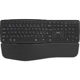 Tastatura 105 taste fara fir Negru