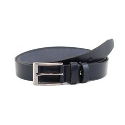 Curea barbati eleganta din piele naturala bleumarin DR1435BL