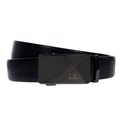 Curea barbati, casual, eleganta, din piele naturala, Negru 3.5cm - CK22N