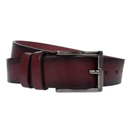Curea barbati, casual, eleganta, din piele naturala, Grena, 3.5cm - CK39VIS