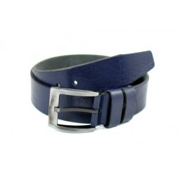 Curea eleganta barbati din piele naturala - Bleumarin 400CKBLM