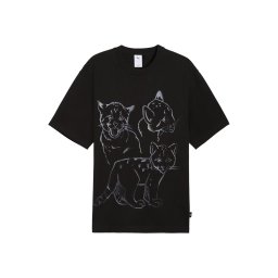 PUMA T-Shirt Graphic Itty Bitty Tee 632363 01 puma black