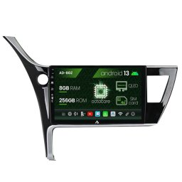 Navigatie Toyota Corolla Auris (2017-2020), Android 13, Z-Octacore 8GB RAM + 256GB ROM, 9 Inch - AD-BGZ9008+AD-BGRKIT079