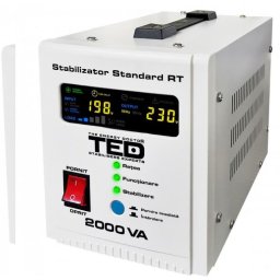 Stabilizator retea maxim 2000VA / 1200W AVR TED2000 TED Electric