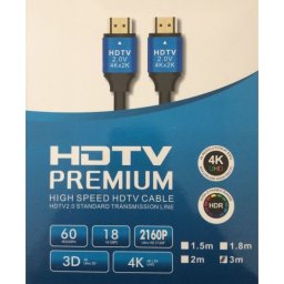 Cablu HDMI digital la HDMI digital mufe aurite 4K 3m TED600281