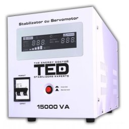 Stabilizator retea cu servomotor 230V TED maxim 15KVA / 12 KW monofazat TED005045