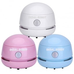 Mini aspirator cu încărcare USB Atractiv, Potrivit pentru praf și firimituri, 8x8 cm, Li-ion 600 mAh, asortat