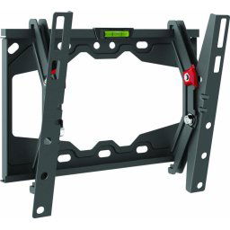 Suport perete LCD/Plasma plat/curbat Barkan, E210+.B, 19"-39" , VESA, max. 200x200mm, max 40Kg, Negru metalic