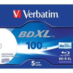 Disc Blu-ray BD-R XL 100 GB 4x 43789 5buc.