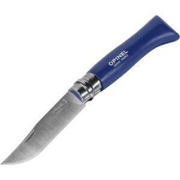 Opinel pocket knife No. 08 Beech Wood, Dark Blue