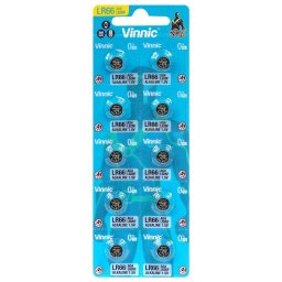 Alkaline mini battery Vinnic G4 / AG4 / L626 / SR626 / 377 / LR66 / LR626 10 pcs.
