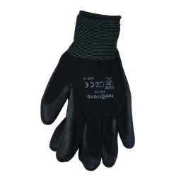 Manusi poliuretan negru, marime 10