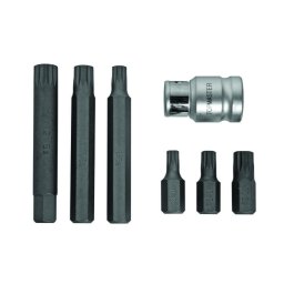 Set prelungitor cu biti XZN 6-12 set 6pcs S2+holder TMP