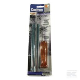 set ascutire lant .325" (pila rotunda 4.5mm, maner lemn, sablon) #9164CA