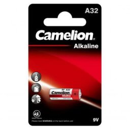 Camelion Germania baterie alcalina 29A / A32 9V diametru 7,7mm x h 21,4mm B1 (20/900)