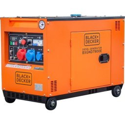 Generator curent electric 6500W BXGND7900E, 5800 W, 230/400 V, ATS, AVR, 498 CC, afisaj LED, demarator electric, 1x priza Schuko (230 V; 16 A) 1x priza (230 V; 32 A) 1x priza (400 V; 16 A), 14 l diesel, Portocaliu