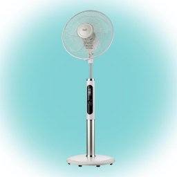 Ventilator Ventilator cu picior, oscilare 3D, alb, 40 cm, 60 W