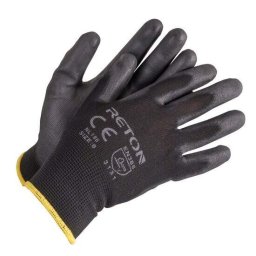 Manusi pelicula poliuretan (PU) negre SENSOR TOUCH blister, 10