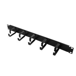 PANOU gestionare cabluri LOGILINK, tip masca orizontala, 19 inch, 1U, negru, "OR101B