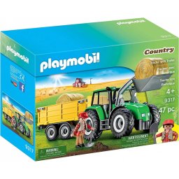 Set de figurine Country 9317, tractor cu remorcă