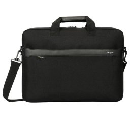 Geanta laptop GeoLite EcoSmart Essential, 15-16", neagra, cu curea de umar