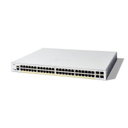 Switch Cisco Catalyst 1300-48P-4X Managed Switch, 48 Port GE, PoE, 4x10GE SFP+, Limited Lifetime Protection (C1300-48P-4X)