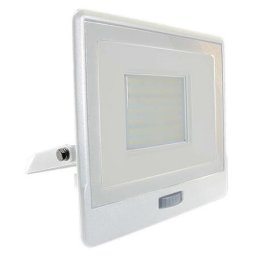 REFLECTOR LED SMD 50W 4000K IP65 CU SENZOR MISCARE - ALB