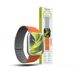 Mobile Origin Magnetic Watch Strap II, orange/grey - Apple Watch 49mm/46mm/45mm/44mm
