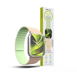 Mobile Origin Magnetic Watch Strap II, pink/light green - Apple Watch 49mm/46mm/45mm/44mm
